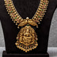 Peacock Ganesha Kundan Antique Necklace - ATH - 040