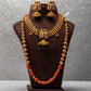 Navarathna Square Pendant Layered Antique Set (Combo)