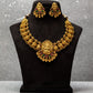 Mango Lakshmi Ruby Emerald Antique Necklace Set - ATN - 170