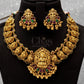 Mango Lakshmi Ruby Emerald Antique Necklace Set - ATN - 170