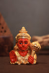 Anjaneya idol red gold mace