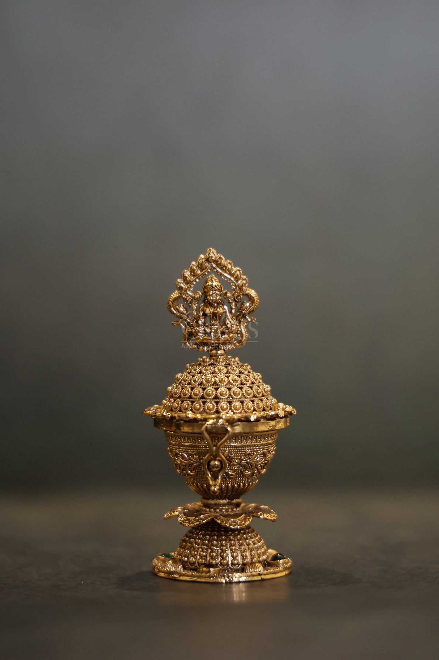 Antique brass kungumachimizh goblet