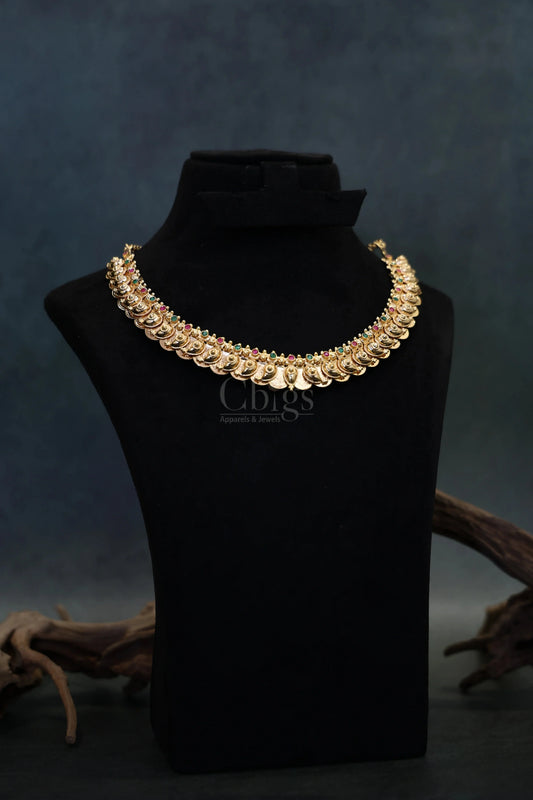 Ruby Green Mango Collar Kemp Necklace