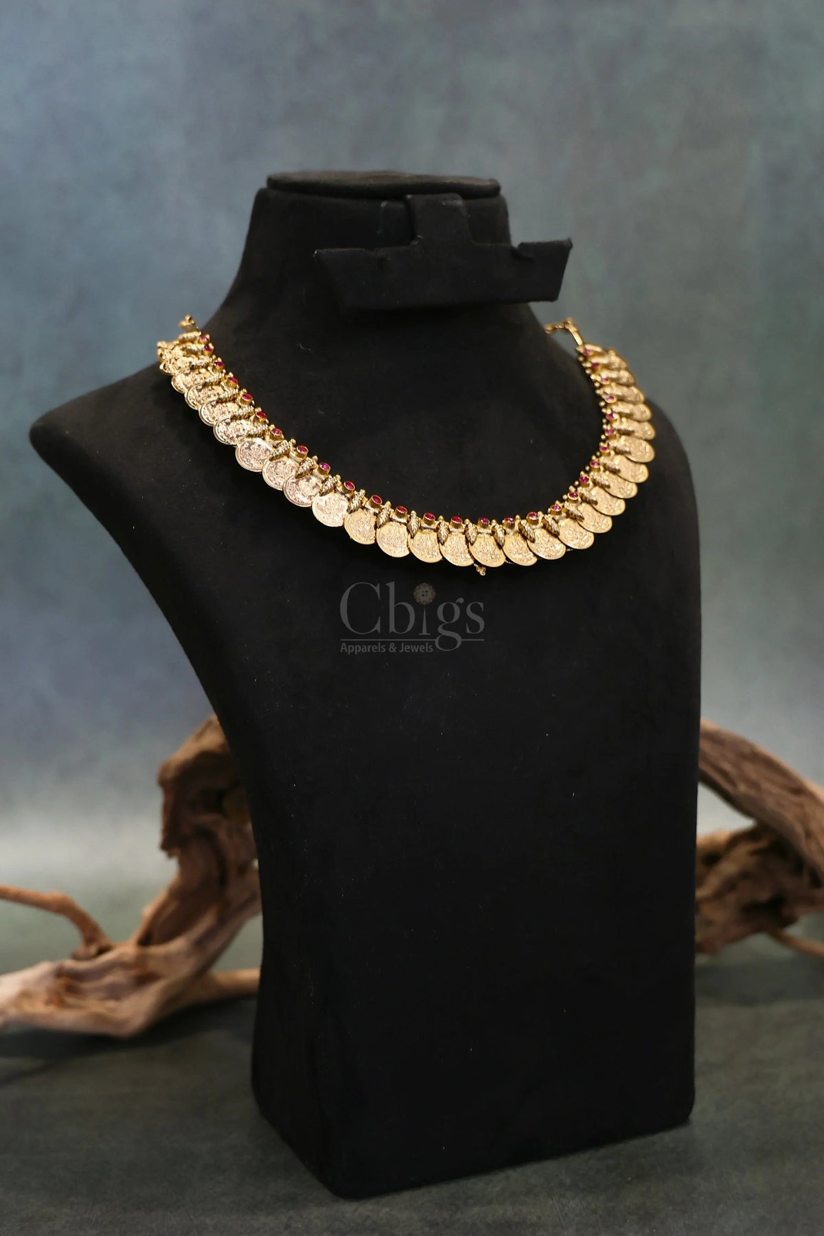 Ruby Stone Mango Crest Kemp Necklace