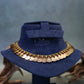 Green Stone Coin Collar Kemp Necklace