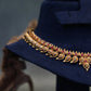 Ruby Mango Centre Drop Kemp Necklace
