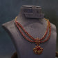 Ruby Double Line Medallion Kemp Attigai