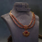 Ruby Double Line Medallion Kemp Attigai