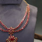 Ruby Double Line Medallion Kemp Attigai