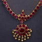 Ruby Floral Mugappu Kemp Attigai