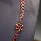 Ruby Floral Mugappu Kemp Attigai