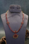 Ruby Floral Mugappu Kemp Attigai