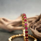 Ruby Round Kemp Bangle Pair