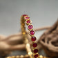 Ruby Round Kemp Bangle Pair