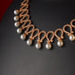 Aadya Diamond Crush Neckpiece – Elegance in Every Curve