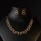 Syrah Diamond Crush Necklace Set – Modern, Sleek & Sophisticated