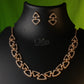 Syrah Diamond Crush Necklace Set – Modern, Sleek & Sophisticated