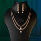 Two layered diamond look alike necklace nakshatra