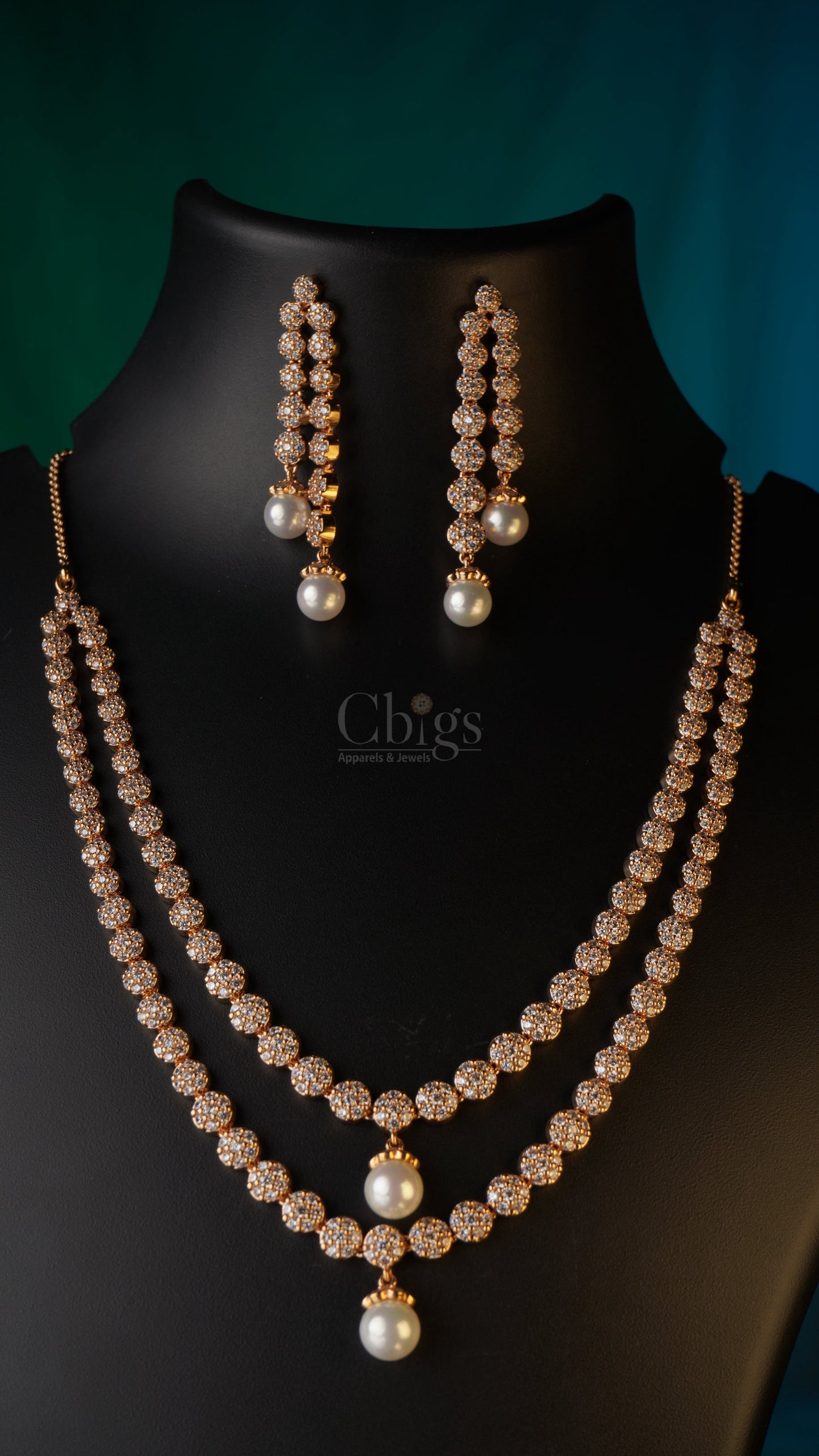 Esha Nakshatra Neckpiece – Two Layers of Timeless Radiance