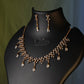 Diti Diamond alike Necklace Set –Sparkling bridal and party wear 