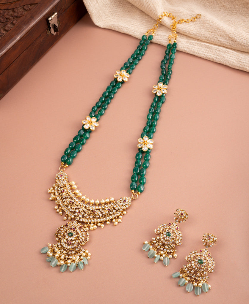 Antique Floral Haaram Set (Copy)