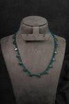Turquoise Link Beaded Necklace (IBM-32)
