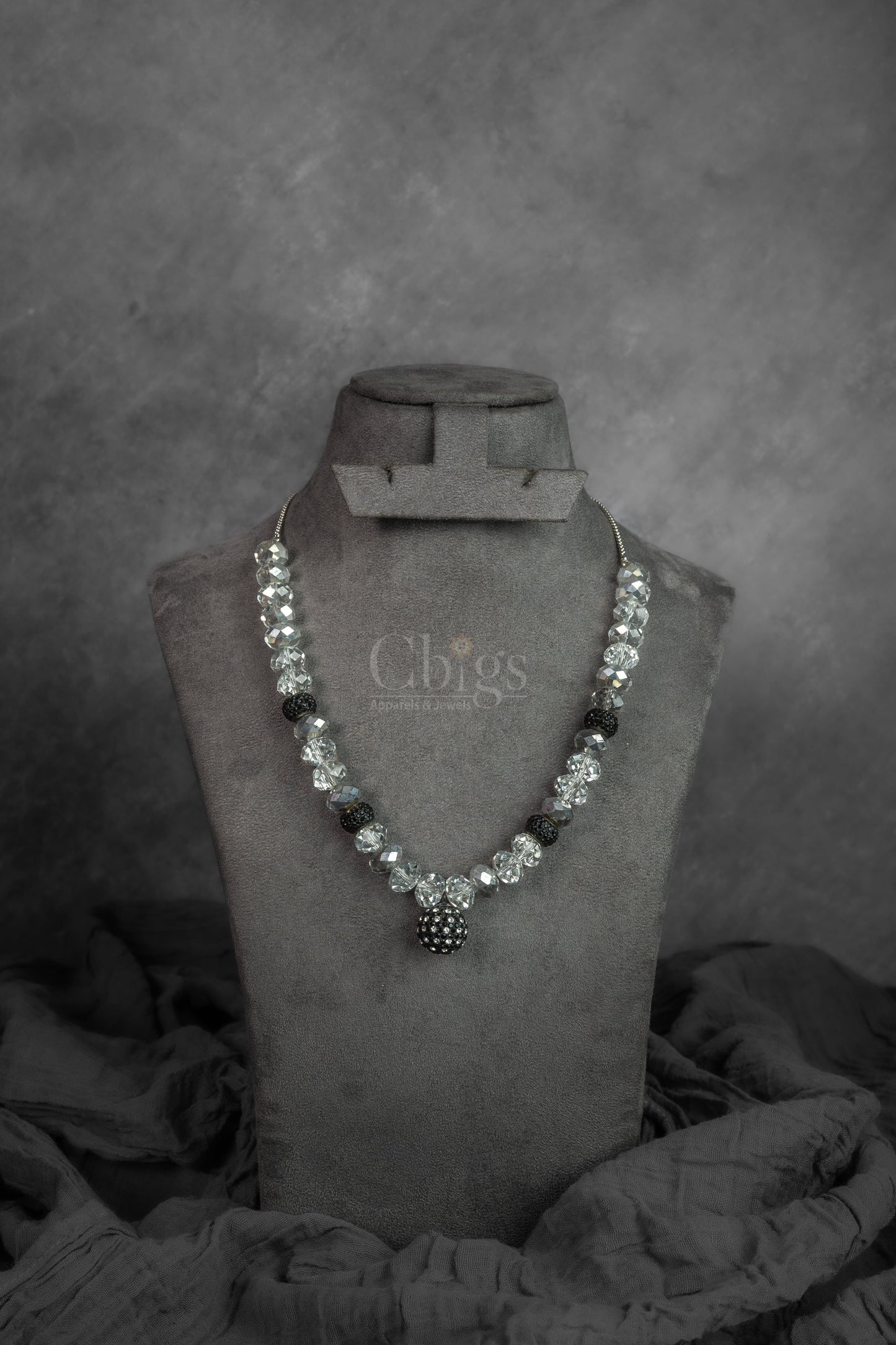 Crystal Beads Mala Necklace