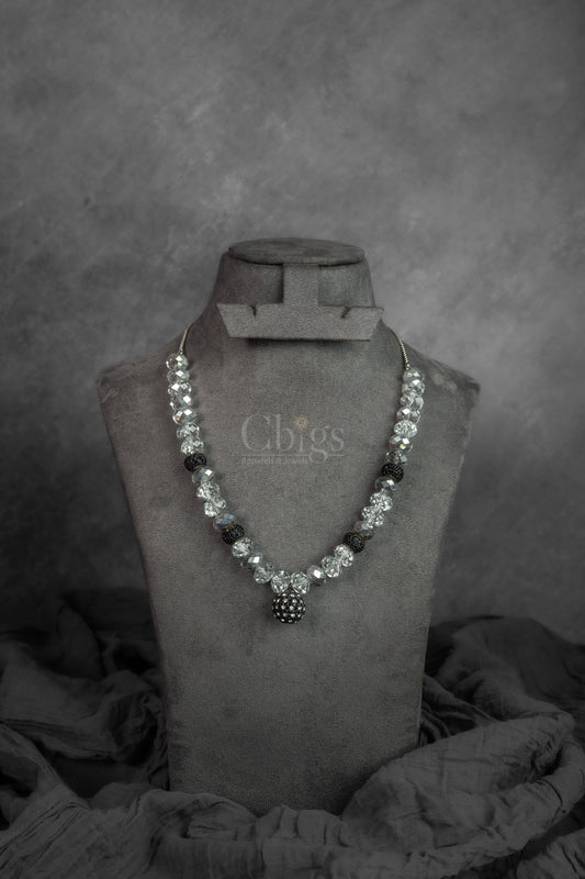 Crystal Beads Mala Necklace