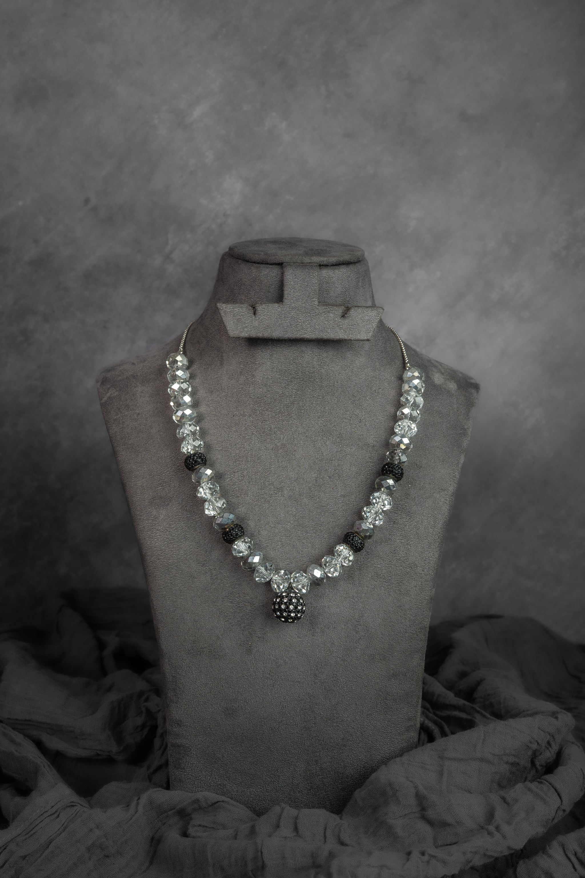 Crystal Beads Mala Necklace
