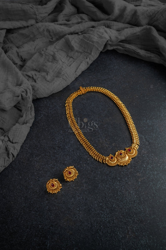 Floral Antique Necklace Set
