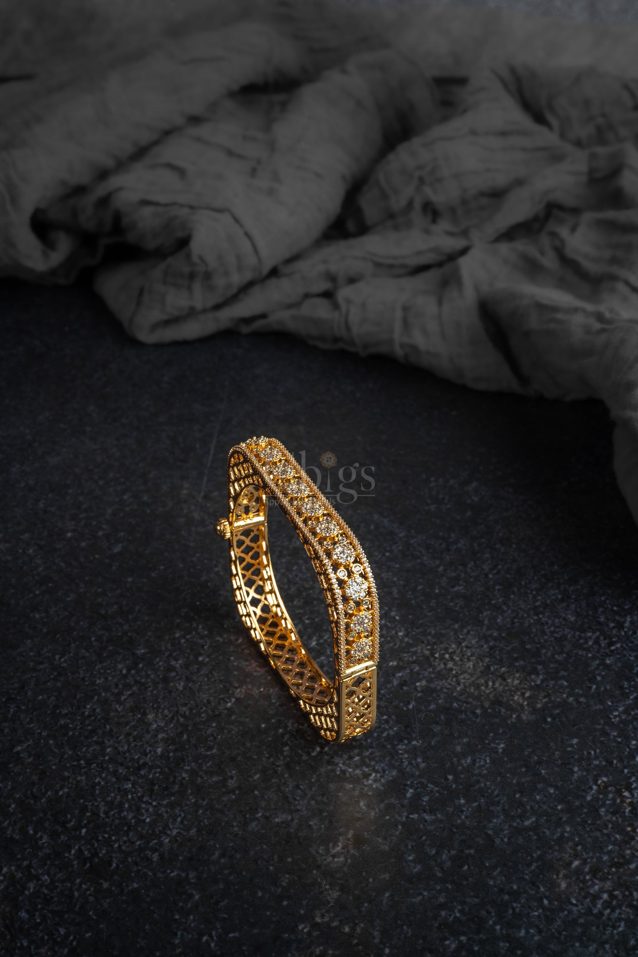 Ruby Stone Heritage Bangle