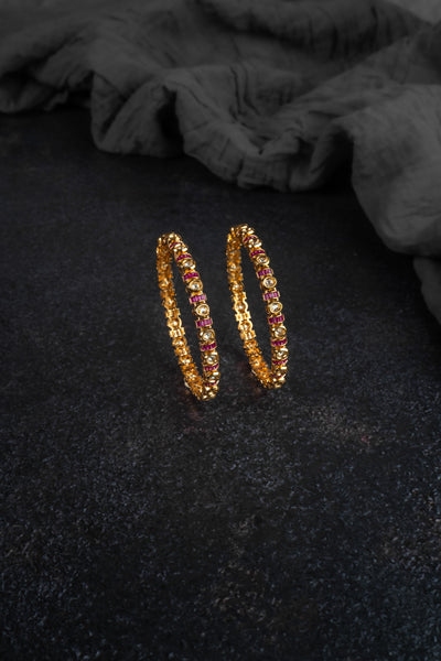 Antique Lotus Drop Earrings