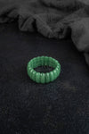 Green Jade Beaded Stretch Bracelet
