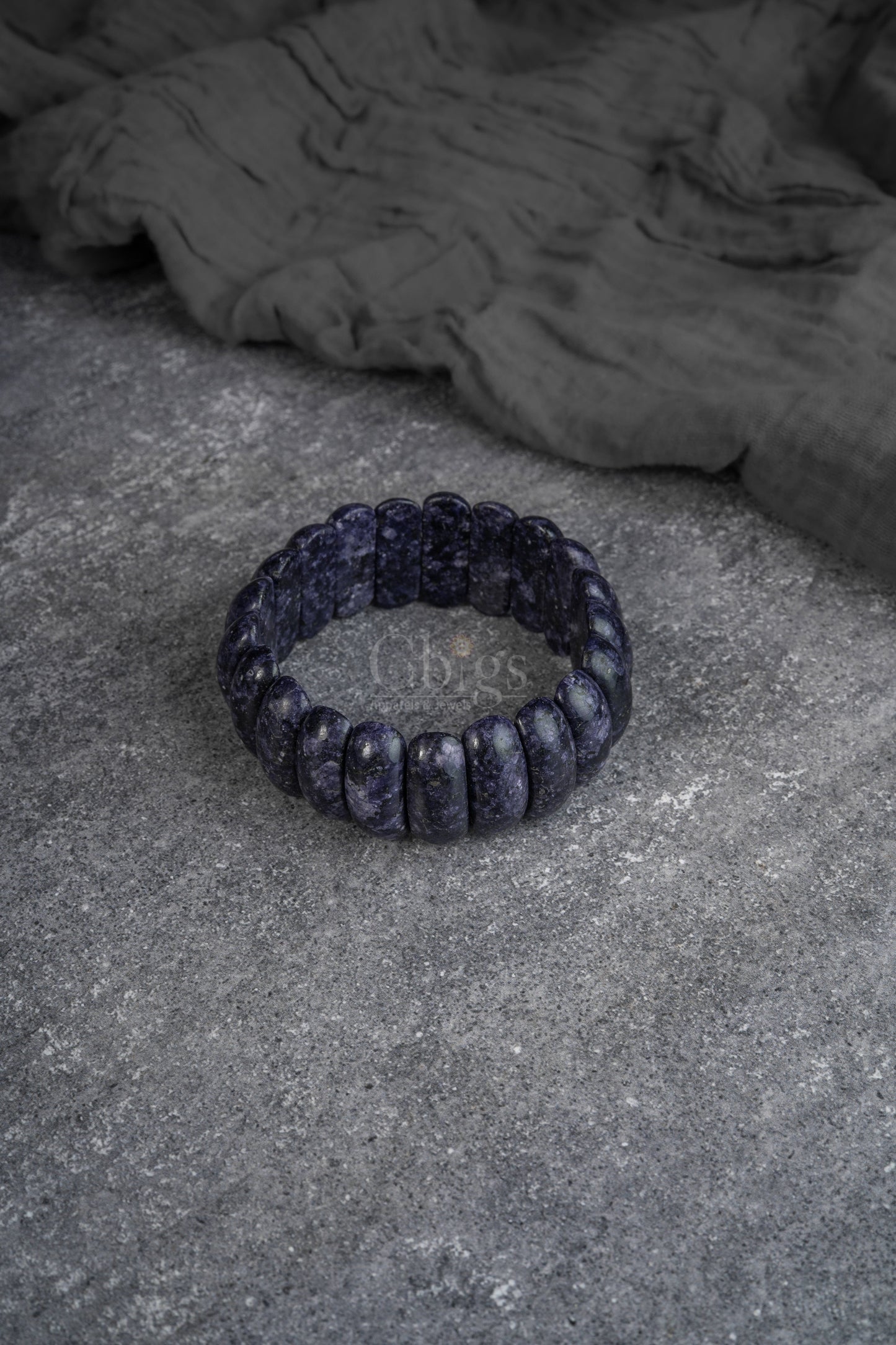 Galaxy Stone Beaded Stretch Bracelet