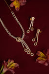 Infinity Knot Diamond Crush Necklace Set (A-256)