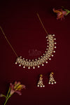 Petals Diamond Crush Necklace Set (A-506)
