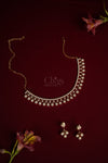Tara Fringe Diamond Crush Necklace Set (A-461)