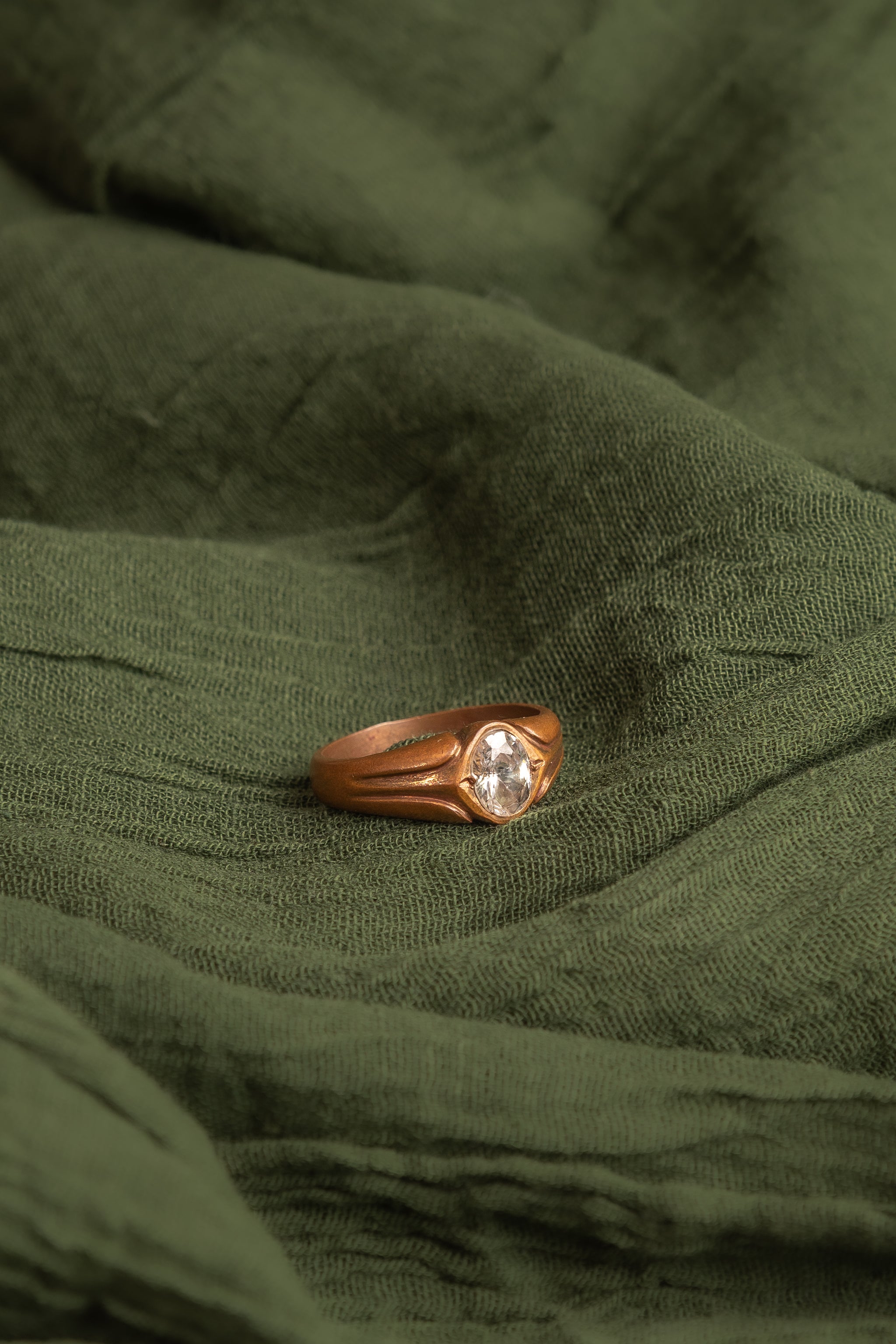 White Calm Ring