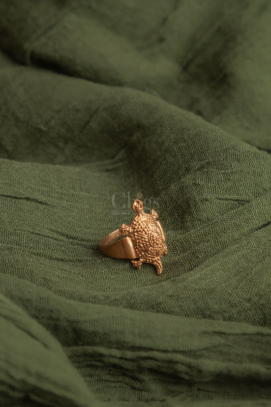 Tortoise Shield Ring