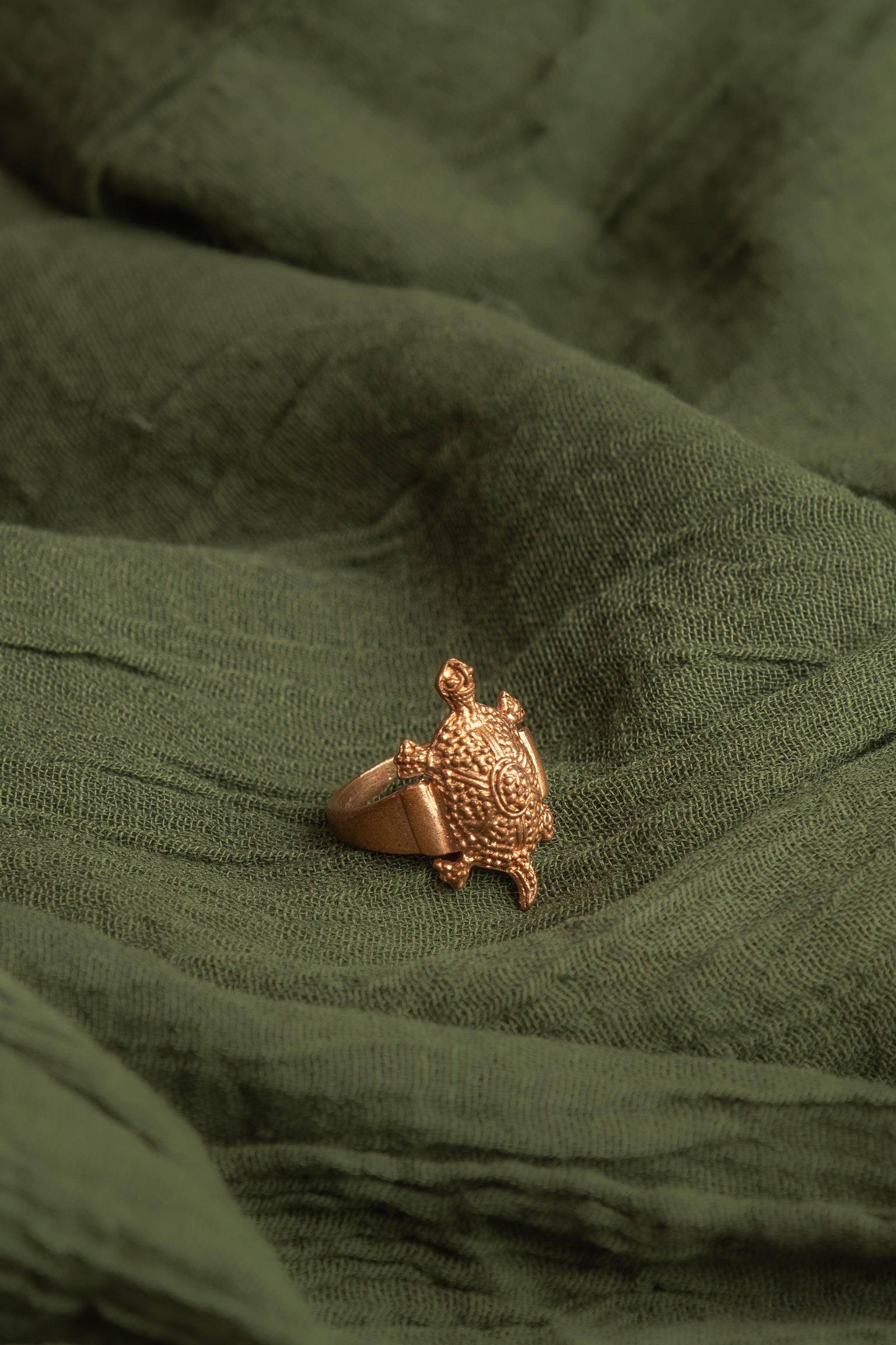 Tortoise Shield Ring
