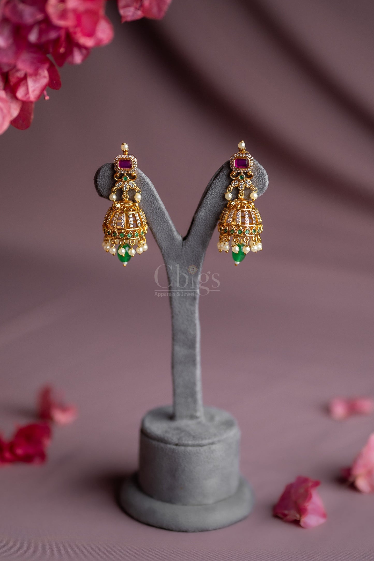 Emerald Arch Antique Jhimki