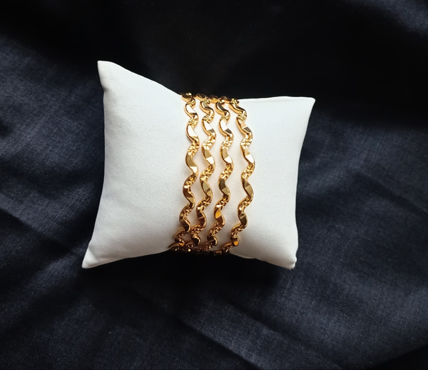 1Gm Gold Neli Design Gold Bangle