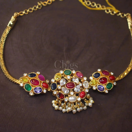 Navratna Choker – A Mesmerizing Blend of Color & Culture