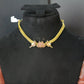 Ruby Lotus Peacock Antique Necklace