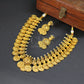 Double Layer Peacock Coin Antique Necklace Set