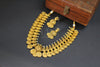 Double Layer Peacock Coin Antique Necklace Set