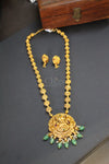 Lakshmi Green Drop Antique Haram Set