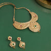 Antique White Stone Floral Choker Set