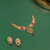 Antique Ruby Crescent Choker Set