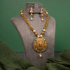 Antique Multicolor Oval Necklace Set